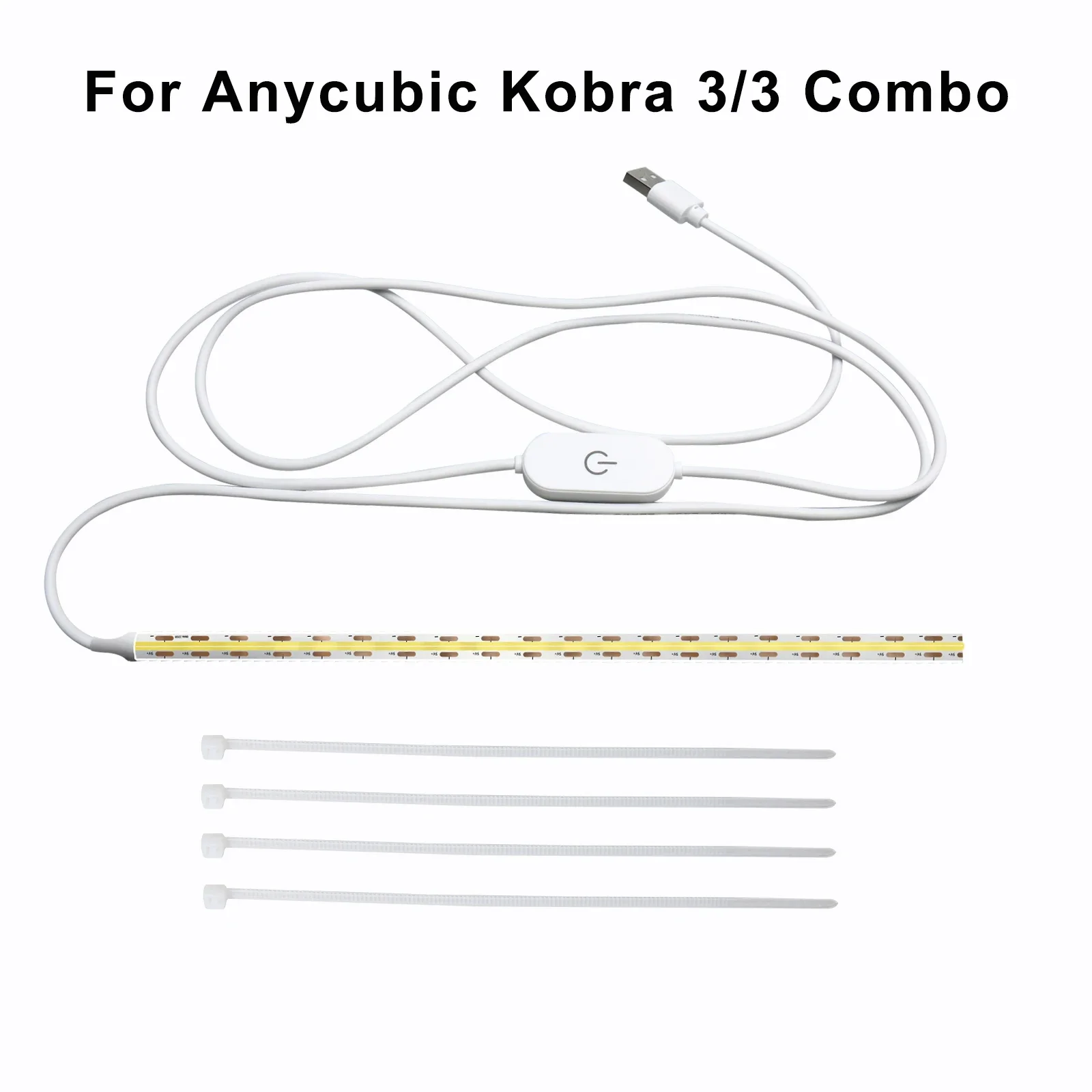 ตัวเลือกสินค้า LED Light Strip 5V แสงสว่างสูงสำหรับเครื่องพิมพ์ 3D