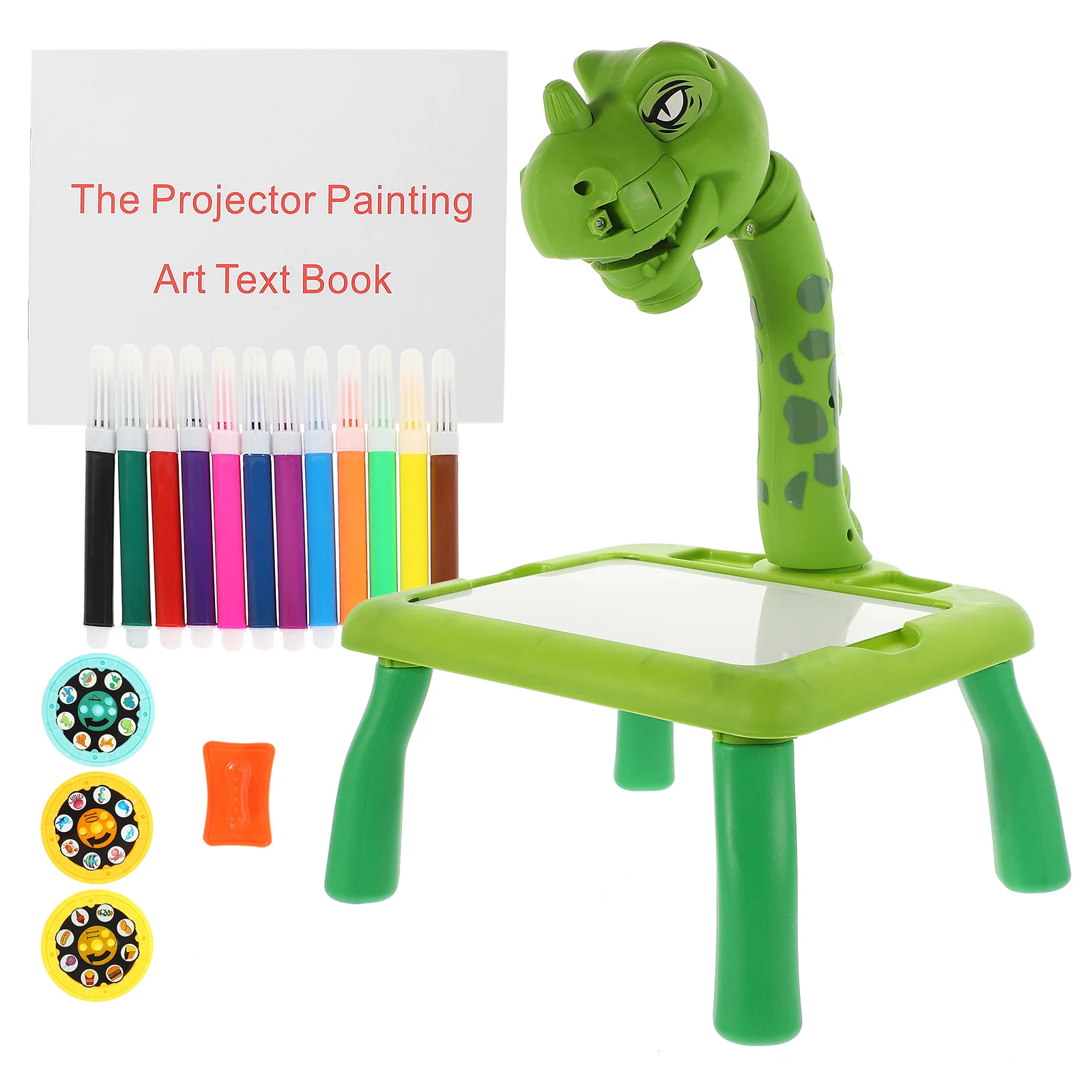 

Kids Painting Board Toys Children LED Projector Art Painting Table Desk Arts Toy Educational Learning Paint Tool Toys Easel for