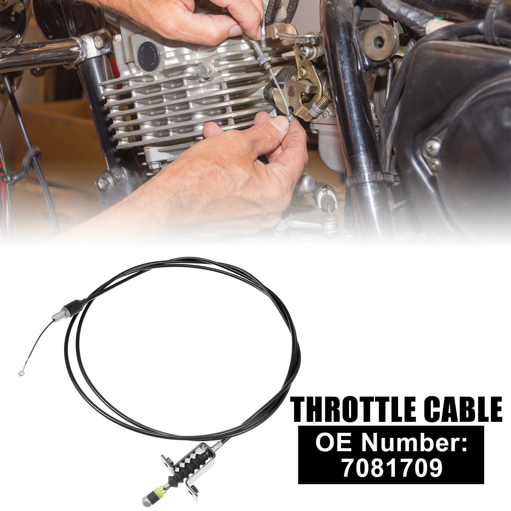 X Autohaux 7081709 Car Throttle Cable for Polaris RZR 800 2014 for Polaris RZR S 800 INTL EFI ISRAEL 2014 S EPS
