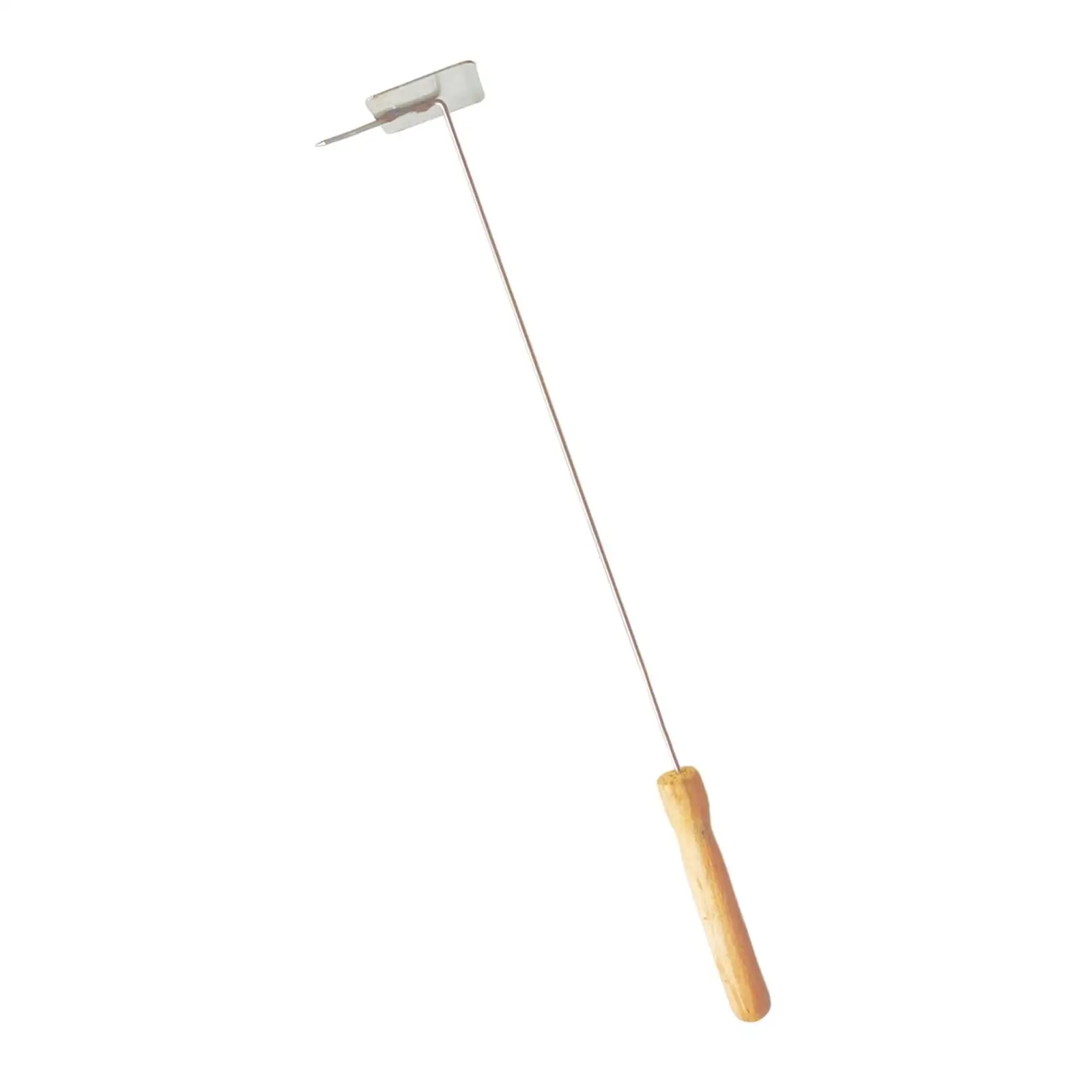 Portable Fire Poker Tools Fire Pit Place Campfire Open 14.6in Fireplace Ash Rake for Hiking BBQ Barbecue Accessories