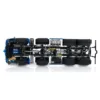 RTR LESU RC Hydraulic Dump Truck 8x8 Metal Chassis 1/14 Roll Off Dumper Car Hook Light Sound Set Remote Control Vehicle Model 6