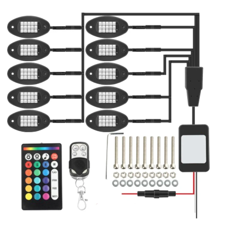 

Яркие автомобильные светильники, 15 цветов