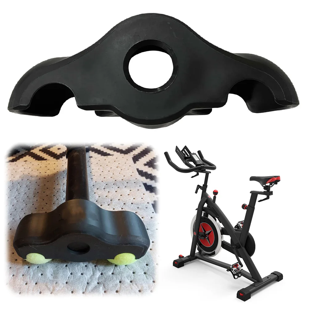 2/4pcs Cycling Bike Foot Pads Rocker Plate Feet Indoor Cycling Foot Pads Tennis Ball Foot Pads for Wahoo Kickr Core Fitness Tool 2