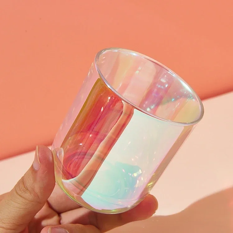 Jars for Candles Colored Transparent Candle Cup Candle Decoration Homemade Pot Cup Home Glass