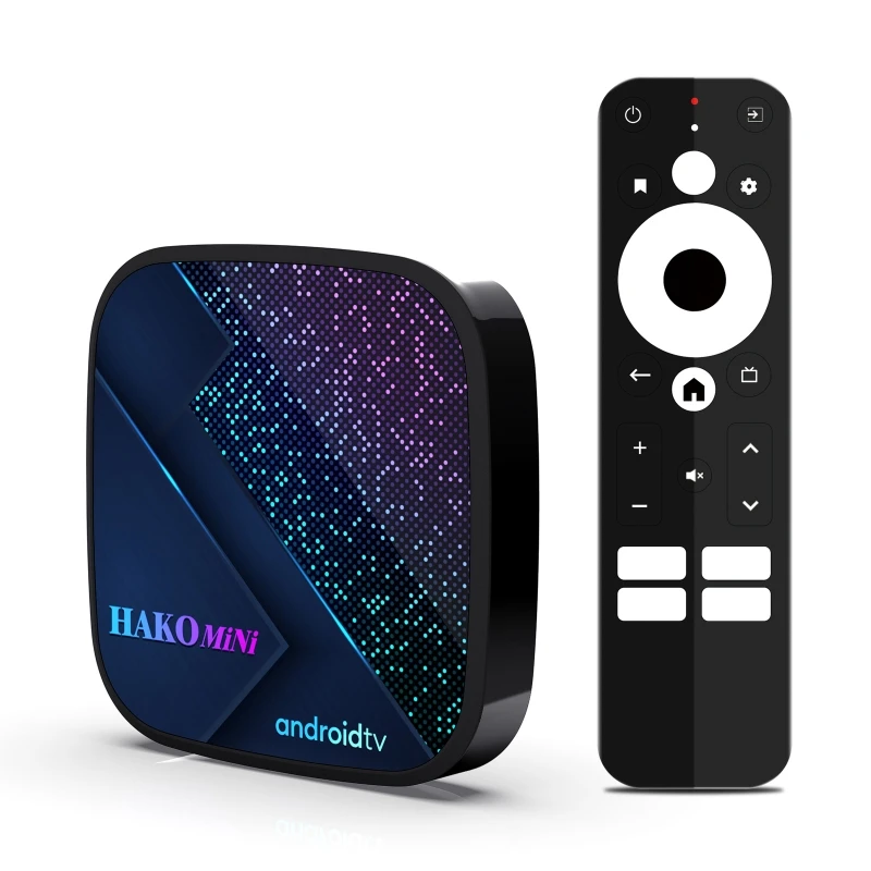 

QX2B 1 Set Smart TV Box Set Top Box Android 11.0 2G/8G 2G/16G 4G/32G Dual Band 2.4G/5G Wifi Set-top Box HAKOMiNi S905Y4 Chip