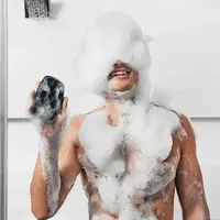 Wall Mountable Body Cleansing Scrubber Soft Handheld Exfoliating Shower Brush Portable Relaxation Silicone Body Brush Spa 2