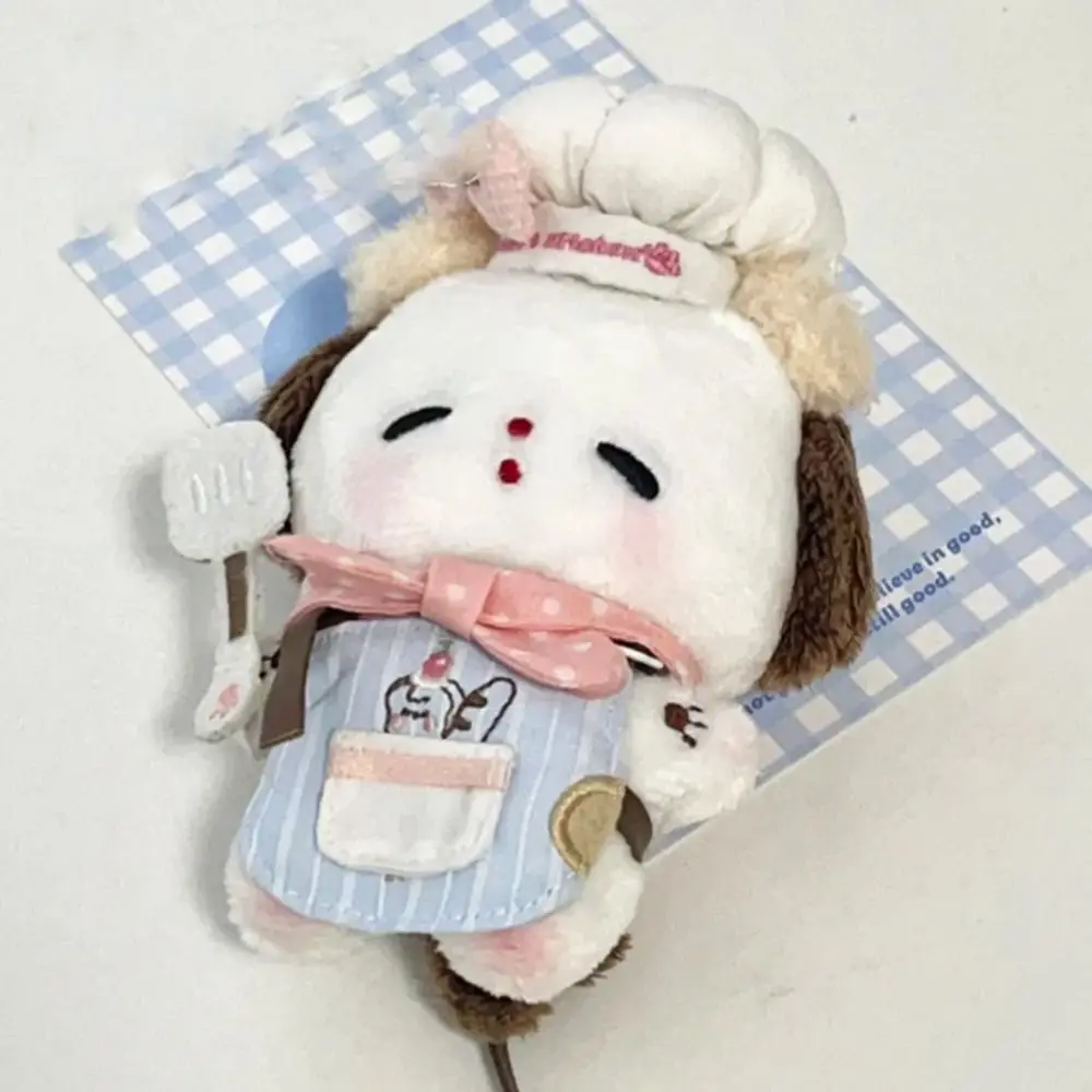 Chef Hat 10cm Cotton Doll Clothes Dress Up Apron Set Doll Clothes Outfit Funny Creative Doll Clothes Set Doll Accessories