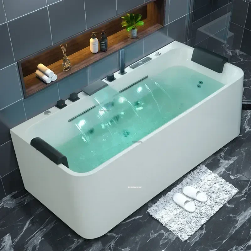 Bathroom Jacuzzi Intelligent Constant Temperature Surf Massage Bathtub Apartment Household Adult Japanese Style Bath Tub N 2