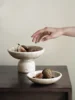 Compote Marble Material Sundries Tray French Light Luxury Style Home Decoration ART Photographic Prop Jewelry Storage Bowls 2