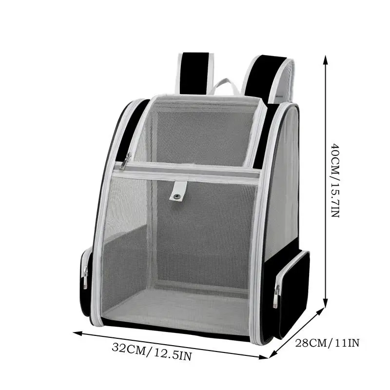 Backpack For Cats Pet Hiking Backpack Travel Bag Portable Pet Supplies With With Non-slip Bottom Plate For Small Medium Animals