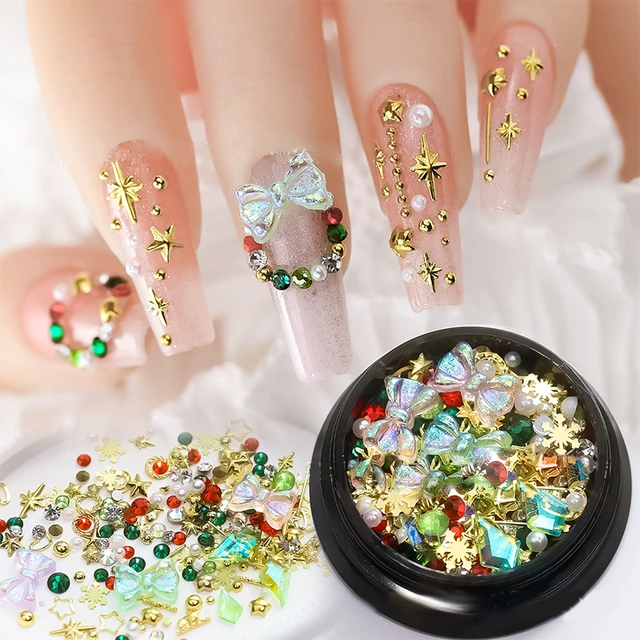 Nail Art Decorations DIY Colorful Rhinestones For Nails Accessoires  Diamonds Nail Charms Jewelry Stones Manicure - AliExpress
