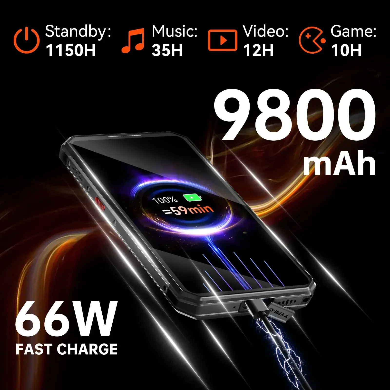 YYHC WP21 Global Edition Sturdy Smartphone Three proof Phone