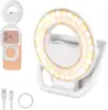 NEEWER N35 Magnetic Selfie Ring Light For MagSafe iPhone, 4W Bi Color Foldable Small Plastic LED Phone Fill Lighting 800mAh
