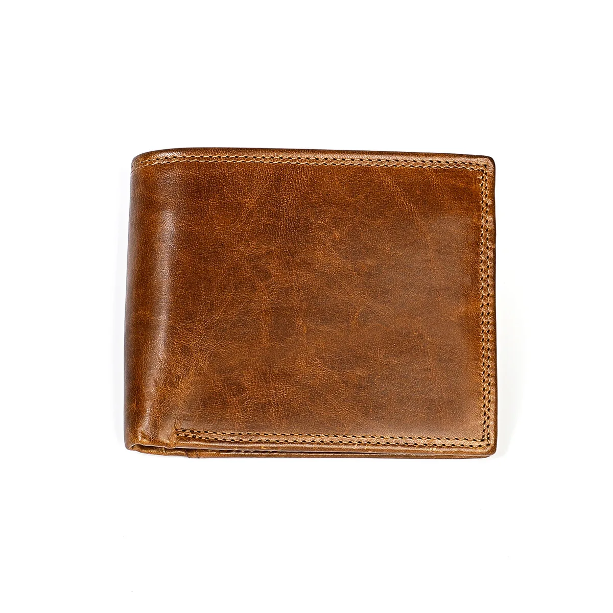 

Top 100% Genuine Leather Mens Wallet with Coin Pocket Leather Wallet for Men
