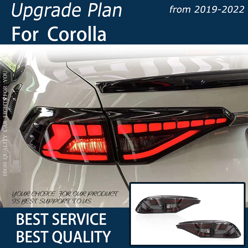 

Car Lights For Corolla 2019-2022 Allion LED Auto Taillight Assembly Upgrade GTS Design Signal Lamp Light Bar Accessories
