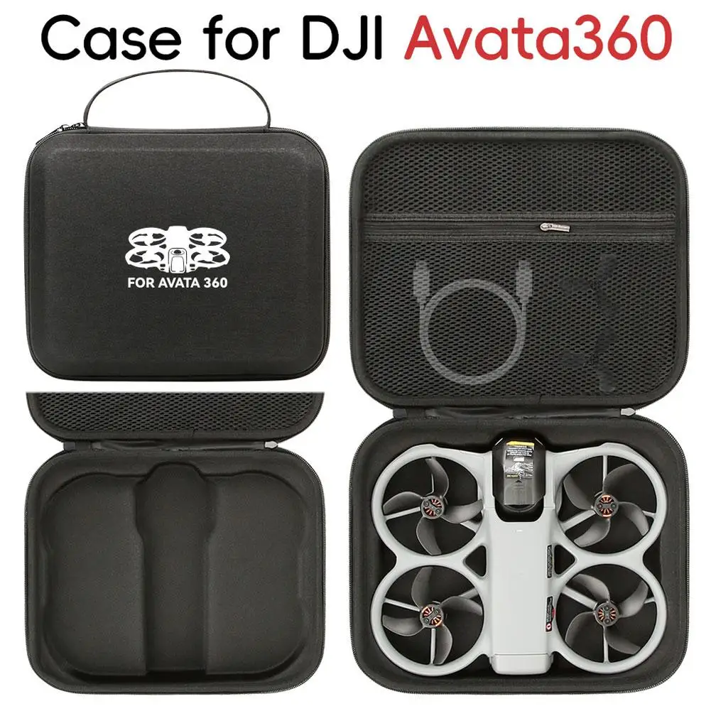 Dji Avata 360 용 보관 가방 미니 휴대용 핸드백 dji 컨트롤러 케이스 용 야외 여행용 운반 케이스 드론 액세서리
