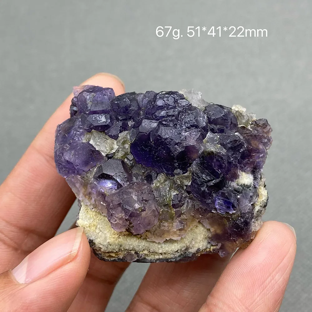 Tanzanite Blue Fluorite Mineral Specimen Cluster Stones Crystals