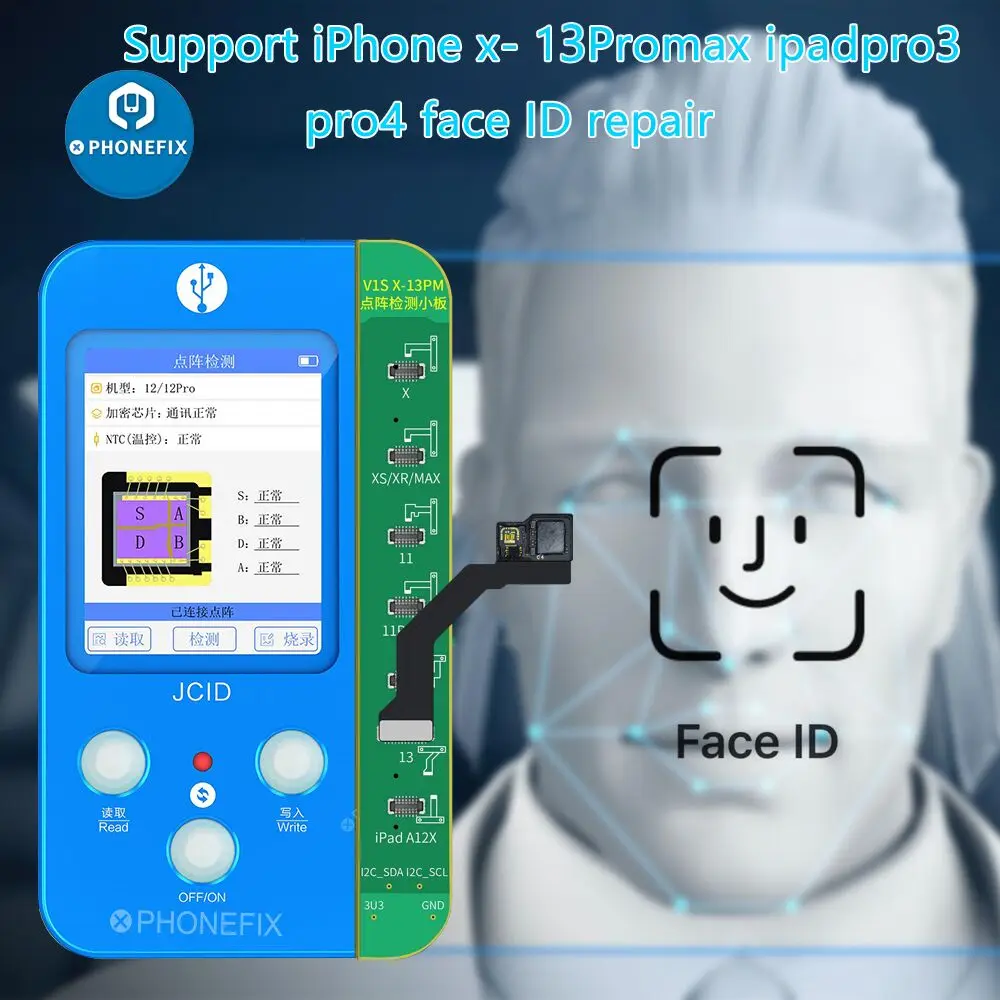 Jc V1s Dot Matrix Repair For Iphone Face Id Not Available Fix