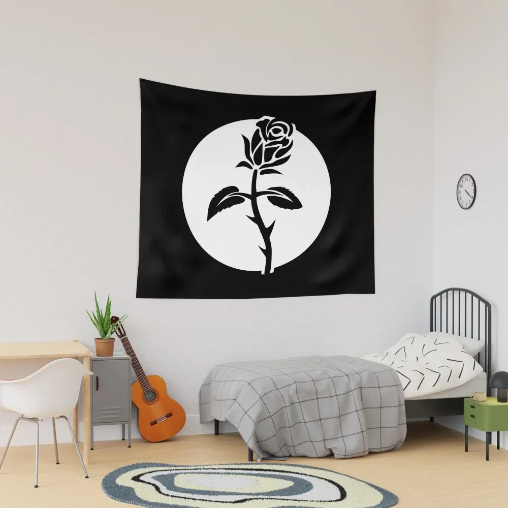 

Black Rose Tapestry Home And Comfort Decor Carpet On The Wall Wall Hanging Wall Bedroom Deco Tapestry