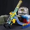 Manual & Automatic Foam Blaster Soft Bullet Gatling Gun Outdoor Shooting Game Toys 4