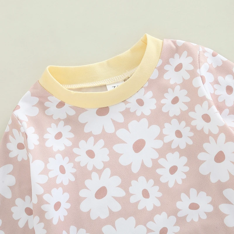 Baby Girls Romper Spring Autumn Infant Newborn Long Sleeve Girls Floral Print Jumpsuit Baby Cotton Clothes Outfits 3-18 Months