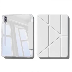 Universal Tablet Case with Pencil Holder - Durable Protective Cover for 11 to 13.1 Inch Devices (White)