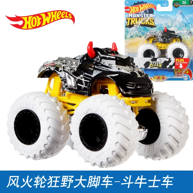 Hot Wheels Car Monster Trucks Big Foot Connect And Crash Car Collector  Edition Metal Diecast Model Cars Kids Toys Gift