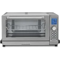 TOB-135N Deluxe Convection Toaster Oven Broiler, Brushed Stainless, Silver 1