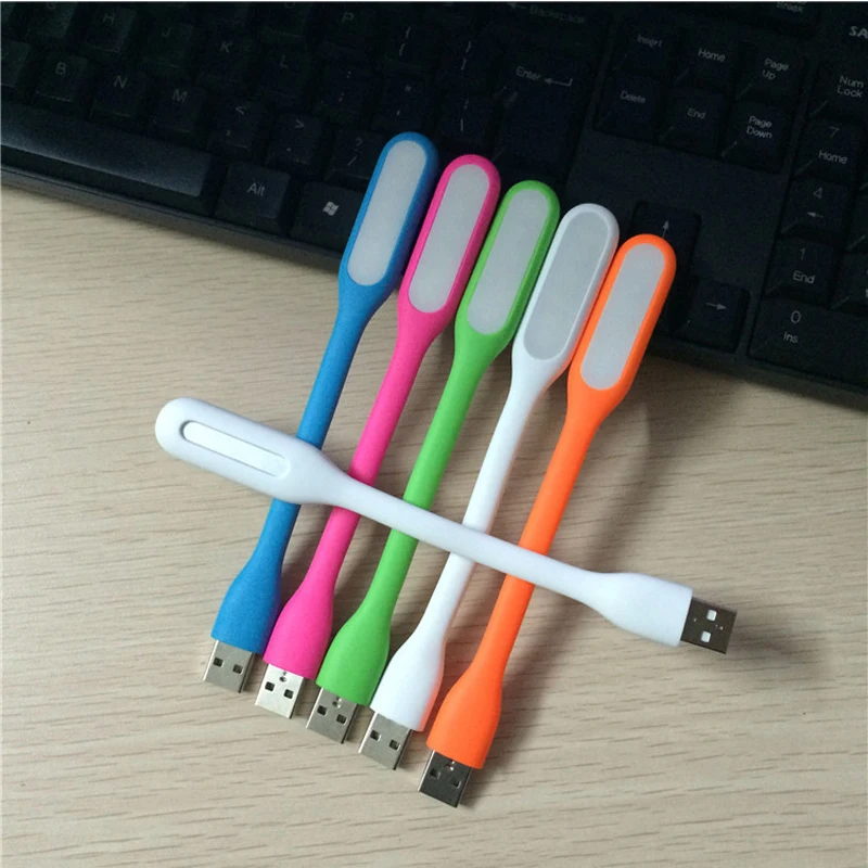 Przenośny USB lampka do czytania LED elastyczne Mini lampka do