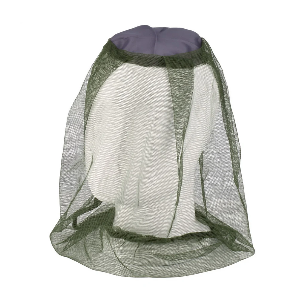 Beekeeping Hat Mosquito Head Face Protector Net Hat Insect Bugs Bee Proof Mesh Hat Outdoor Fishing Sun Cap Insect-proof Cap Mesh Top Net Cover