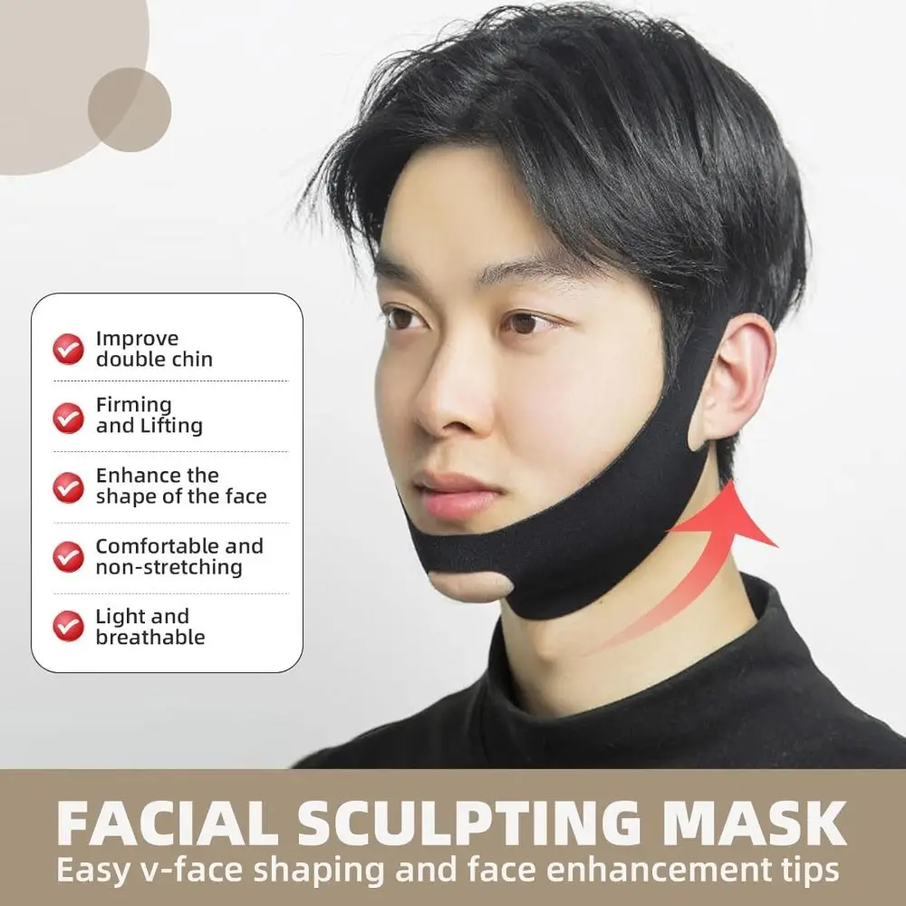 Double Chin Reducer V-Line Lifting Mask Sagging Skin Relief Sleep Aids Anti Snoring Chin Strap Keep Mouth Closed 2023 free belt shark skin soft shell winter plush thickened mountaineering tactics keep warm waterproof anti cutting charge suit