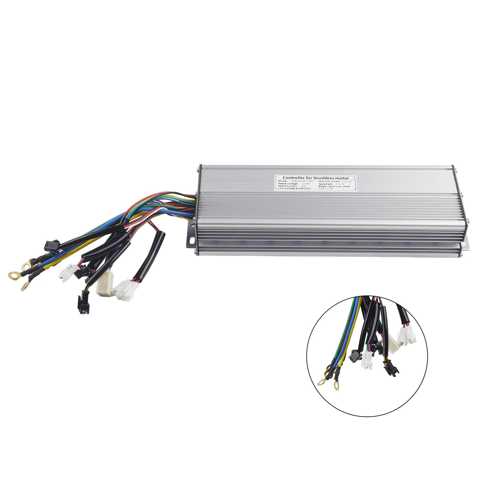 

48VKT-50A Φ Sinewave контроллер с световой линией для 48В 11500 Вт/2000 Вт/3000 Вт бесщеточный двигатель горный электровелосипед Велоспорт деталь