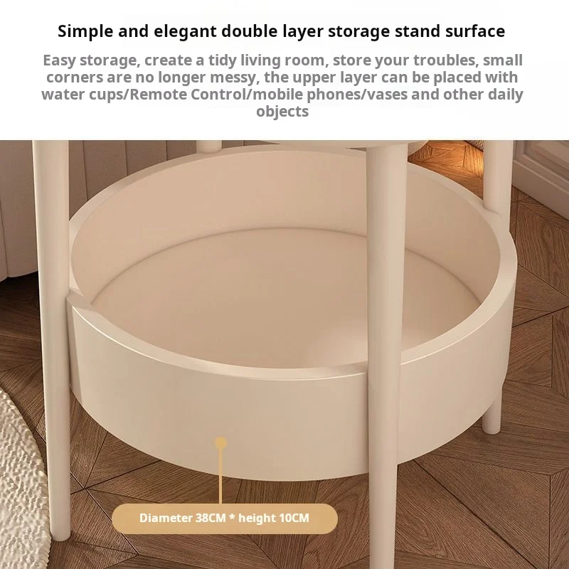 Bedroom bedside TableCreative Side Table with High Appearance and Cloud-shaped Design Modern and Simple Sofa Side Cabinet Table