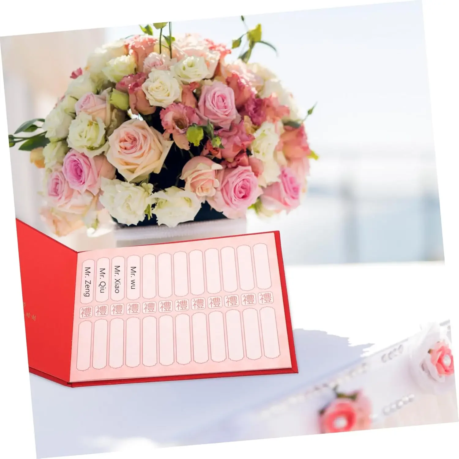 Gift List Wedding Login Book Chinese Guestbook Wedding Guest Book Bridal Guestbook Tricks
