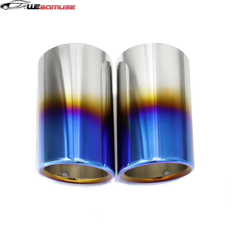 Car Exhaust Tip For BMW X7 G07 X5 G05 X6 G06 M40i M50i Exhaust Tips Muffler Stainless Steel Pipe to Nozzle