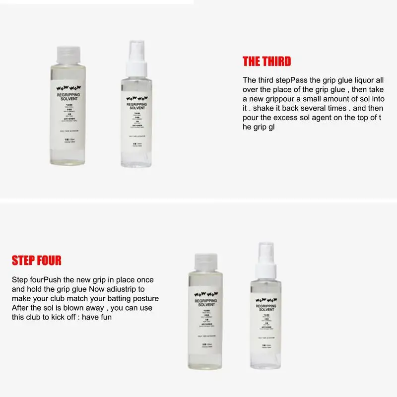 Grip Solvent For Golf Clubs Professional Golf Grip Solvent Regripping Golf Clubs Golf Regripping Solvent For Quick And Easy 5