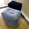 Inflatable Travel Foot Rest Pillow Airplane Train Car Foot Rest Cushion Inflatable Body Pillow Cushion With Storage Bag 5