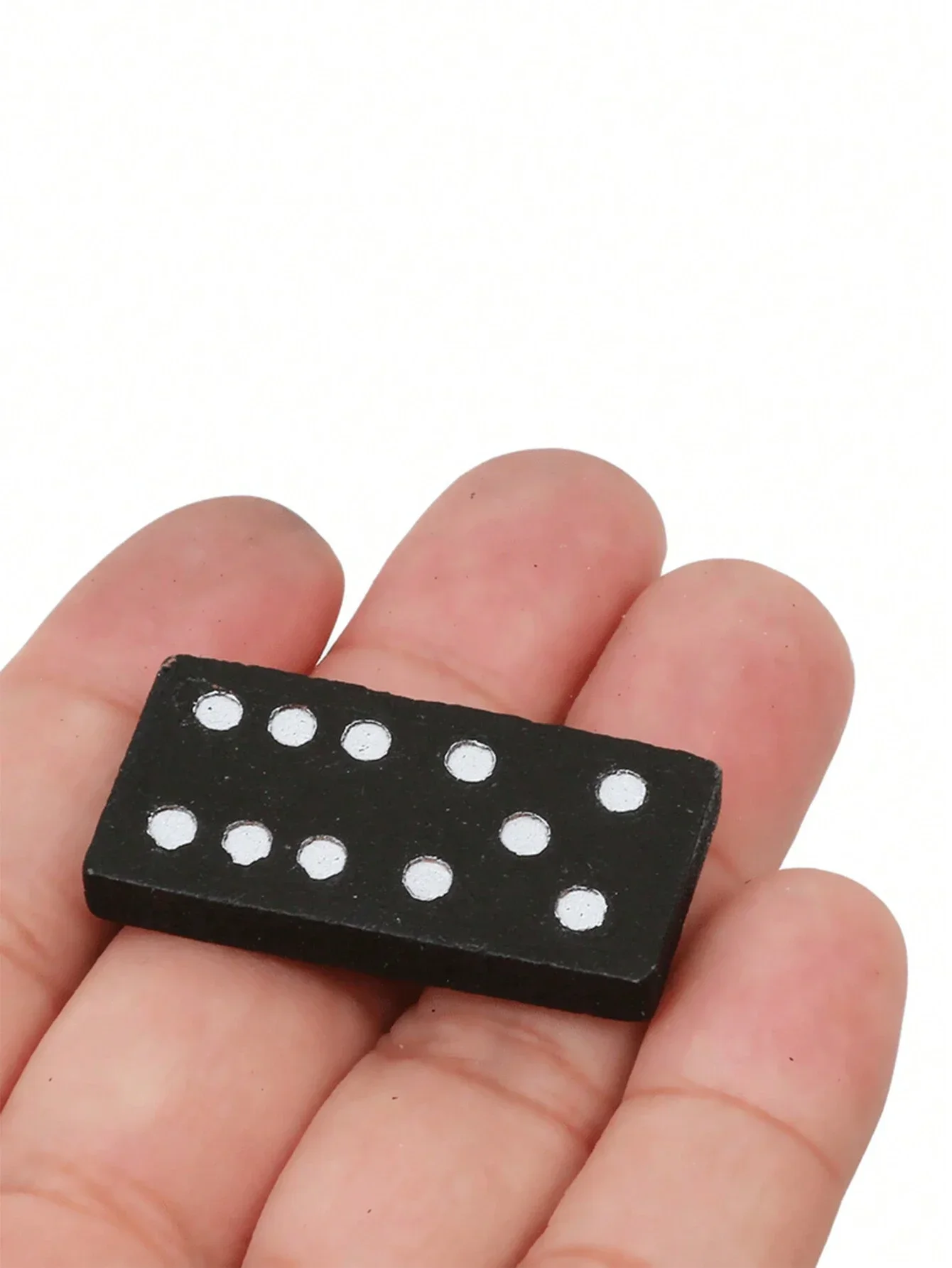 28 Pieces Of Black Domino Wooden Box With Black Domino Wooden Board Game Teaching Aids Party Game Children's Gift 6