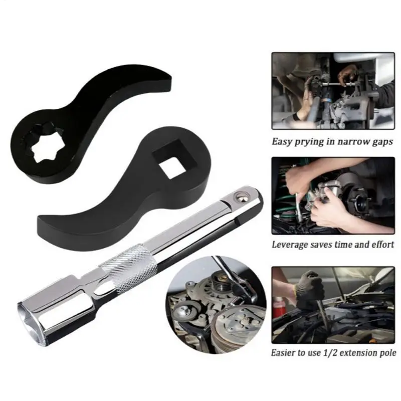 Pry Bar Wrench Adapter Crow Bar Wrench Adapter Powerful Ratchet Pry Portable Crowbar Head Tool For Home Small Spaces