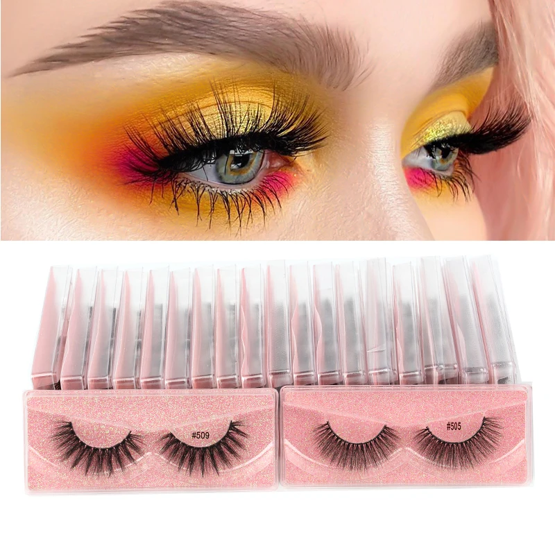 Eyelashes Wholesale 10/50pcs Mink Eyelashes Wholesale Lashes In Bulk