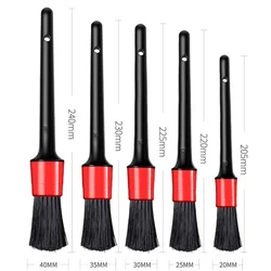 Premium 5-Piece Interior Car Detailing Brush Set (Zj230812373)