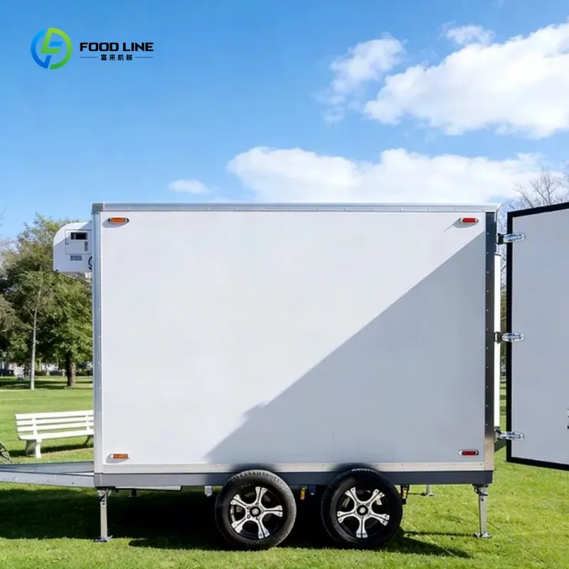 Camion Frigorifero per Stoccaggio in Celle Frigorifere, Rimorchio Refrigerato, Cella Frigorifera Mobile per Trasporto Alimenti Commerciale Personalizzato - immagine 3