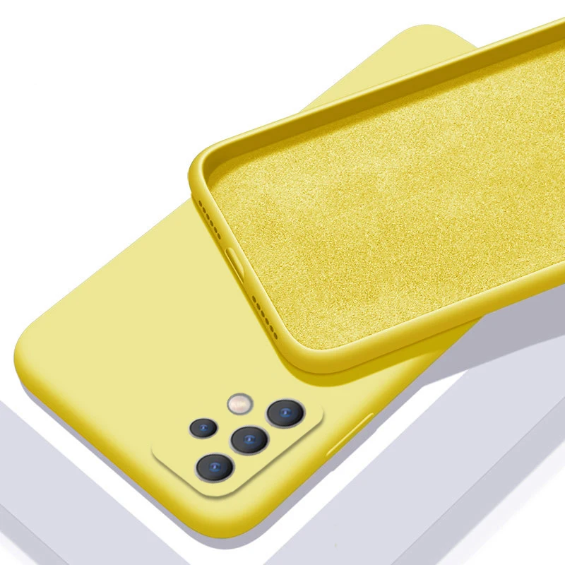 Luxury Original Liquid Silicone Soft Phone Case Cover