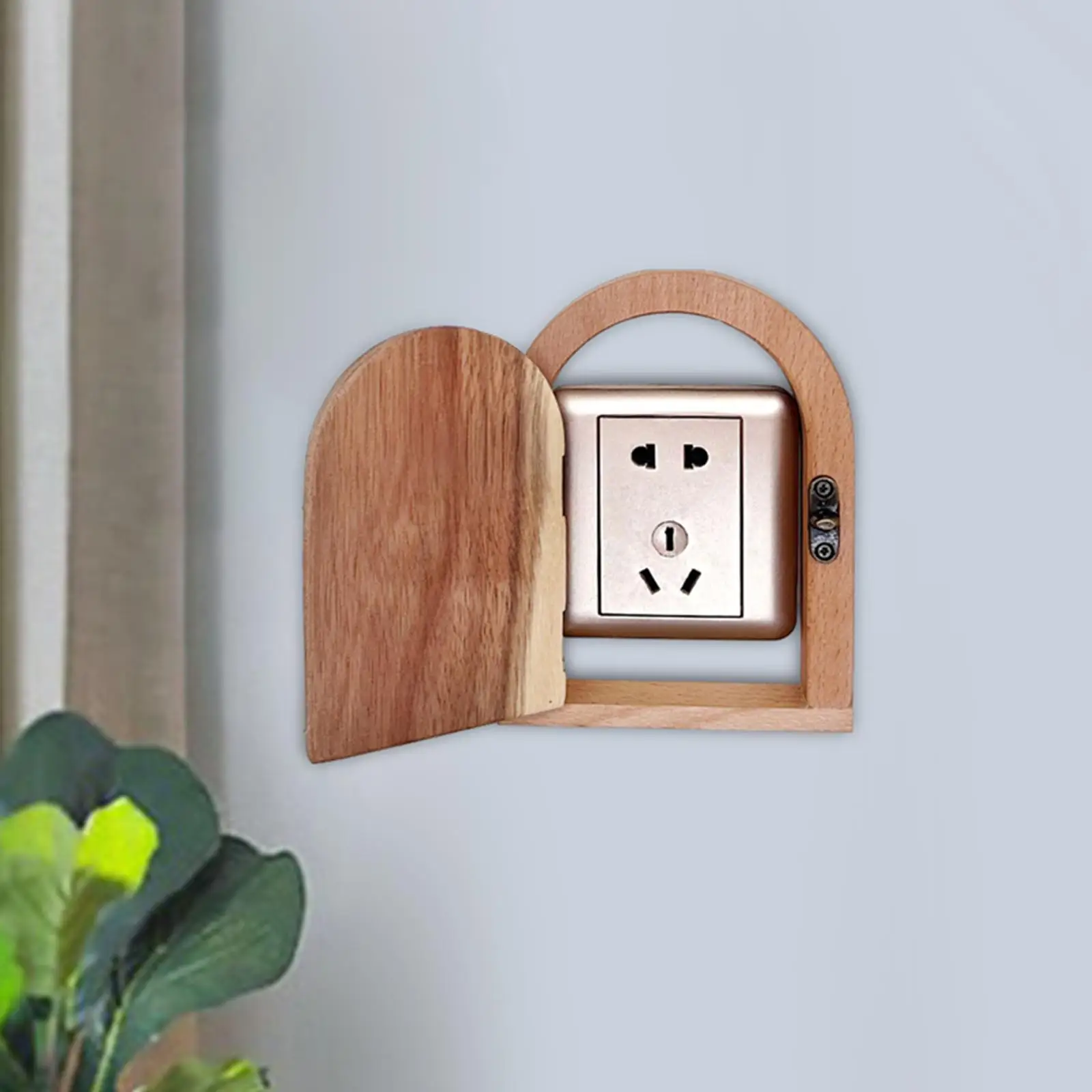 Outlet Covers Wood Wall Socket Box Dustproof Switch Cover Socket Protectors  Outlet Box for Office Home Restaurant Wall Workshop - AliExpress
