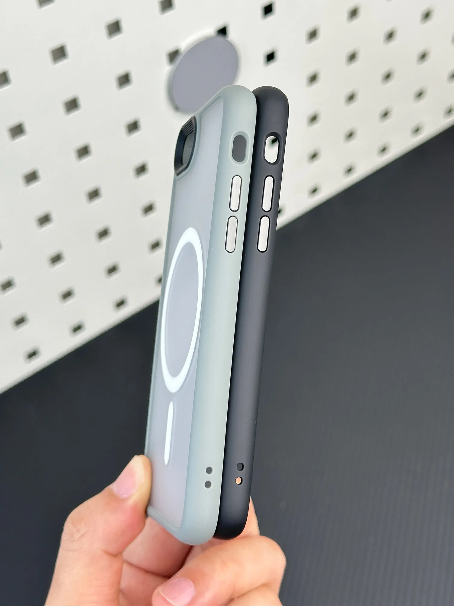 Magnético Luxuoso para o Iphone Se3 Se2 Mais à Prova de Choque Tpu Carregamento sem Fio Case - Image 2