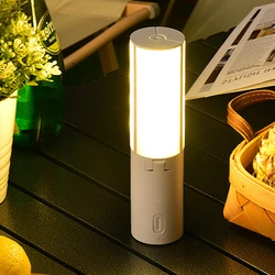 Folding LED Camping Lantern Rechargeable Super Bright Flashlight 3 Modes Dimmable Waterproof Tent Lights Emergency Power Outages