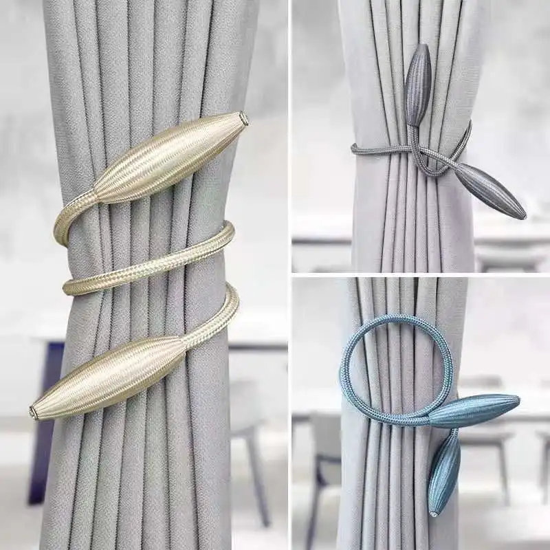 Curtain Tiebacks Plush Alloy Hanging Belts Ropes Arbitrary Shape Stron