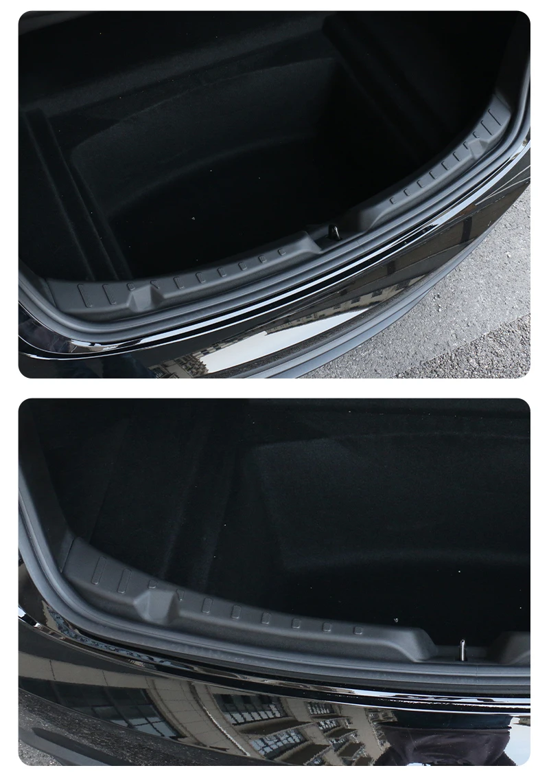 Boot Loading Sills Plate Cover For Tesla Model 3 highland -.10 Trunk Entry Guard+ Sides Insert Trims Protector