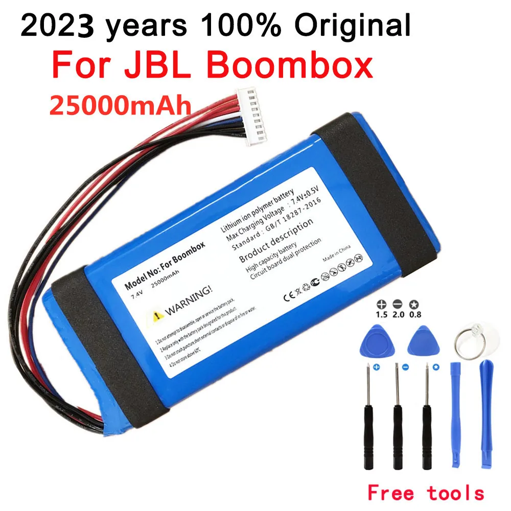 

2023 Years 100% Original Battery GSP0931134 01 For JBL Boombox 1 Boombox1 25000mAh JEM3316 JEM3317 JEM3318 Batterie Batteries