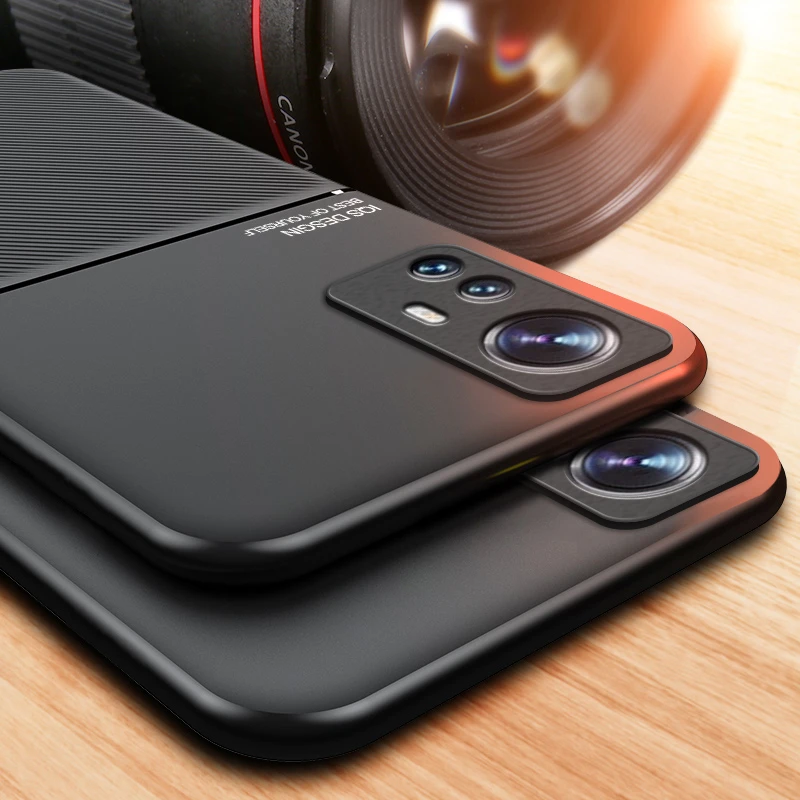 For Xiaomi 12 lite Case Magnetic Phone Case For Coque Xiaomi Mi 12 Pro Silicone Mobile Phone Back Cases Mi 12X Cover phone case phone protector cover magnetic case